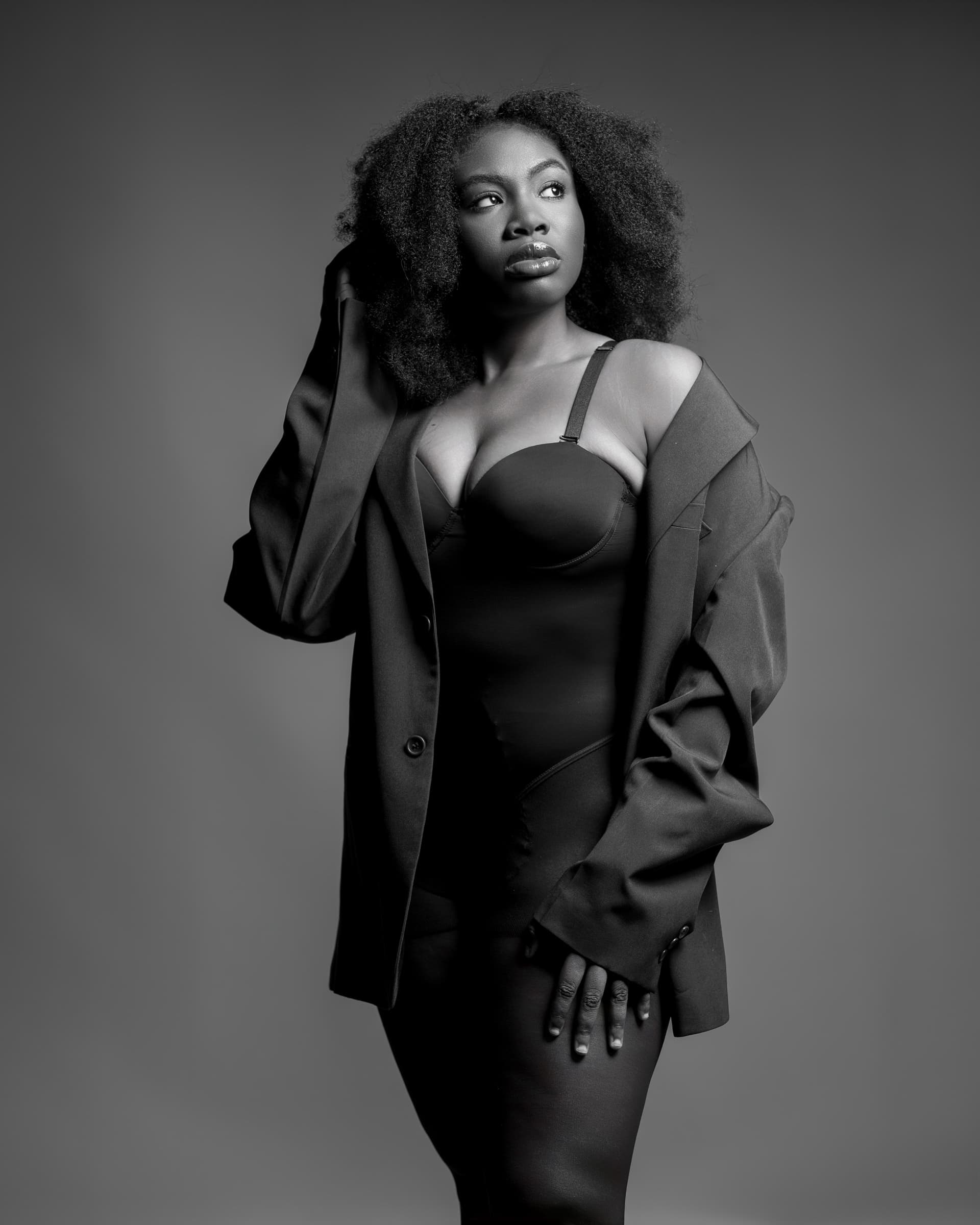 Fashion portrait detail